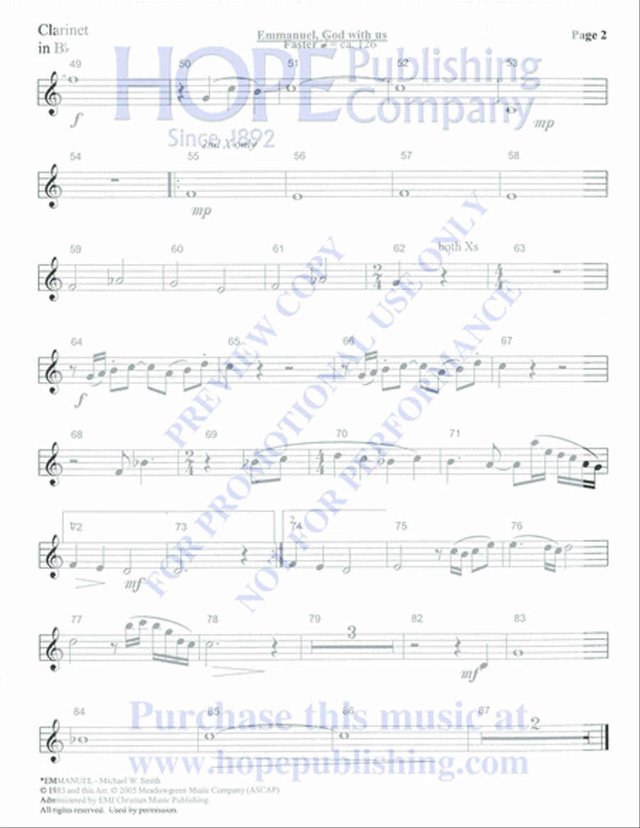 Emmanuel Emmanuel Orchestra scores gallery preview page 192
