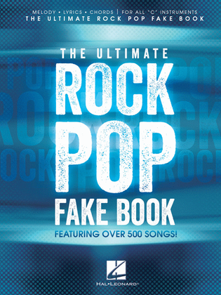 Book cover for The Ultimate Rock Pop Fake Book