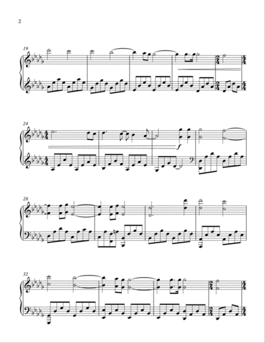 A Little Hope Piano Solo scores gallery preview page 2