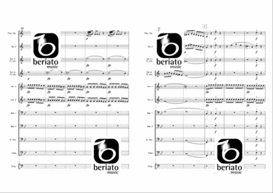 Le Nozze Di Figaro Le Nozze Di Figaro Percussion scores gallery preview page 8