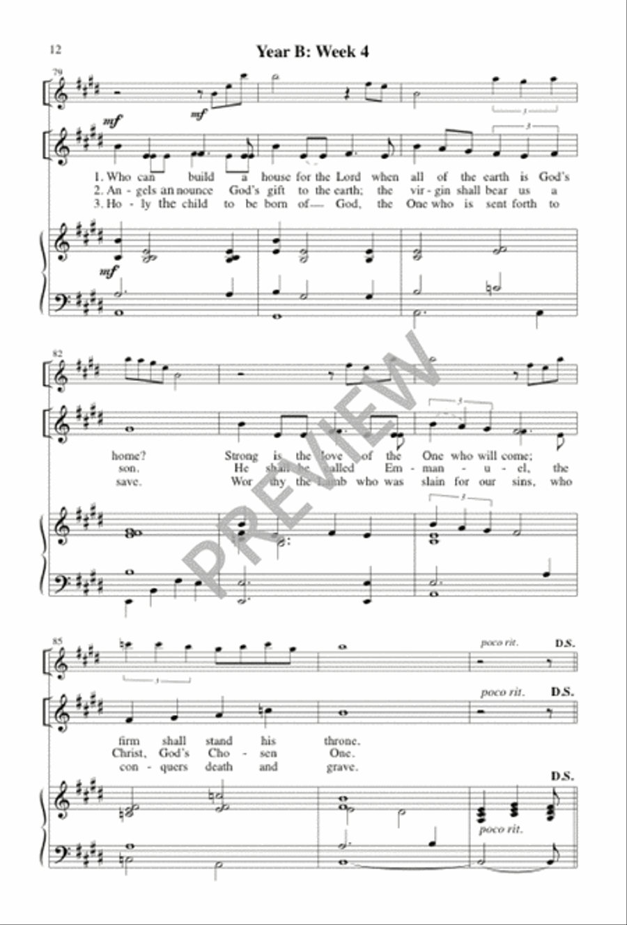 Awake, O Sleeper Awake, O Sleeper 3-Part scores gallery preview page 11
