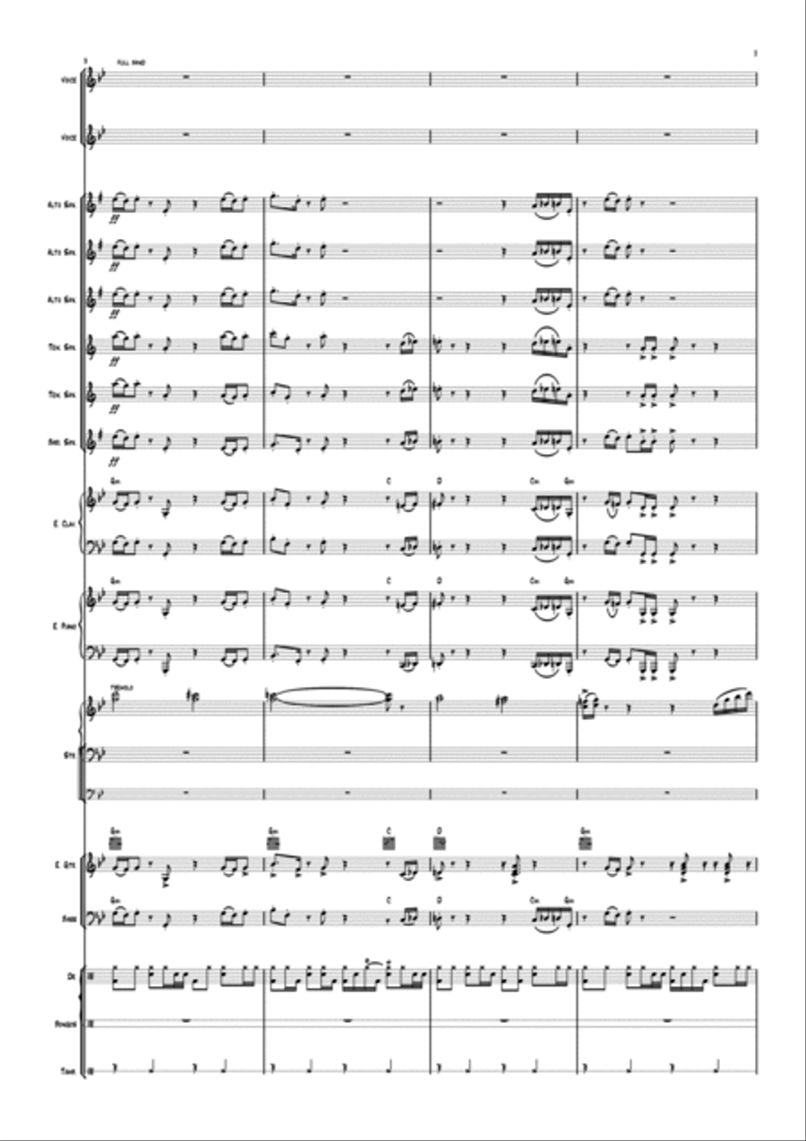I Got The... Jazz Ensemble scores gallery preview page 3