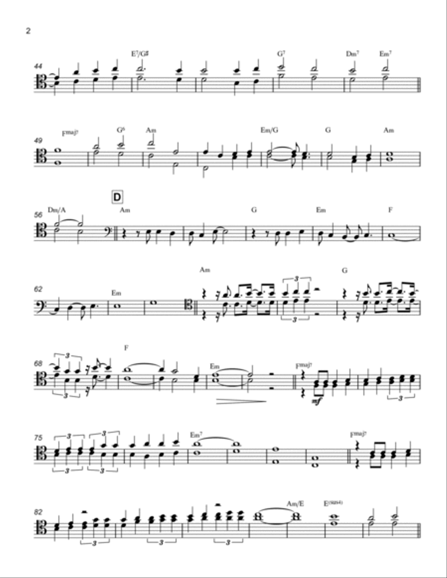 Rise Cello Solo scores gallery preview page 2