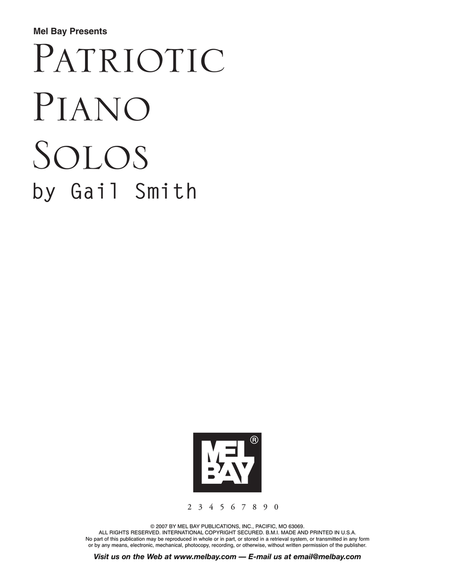 Patriotic Piano Solos Piano Solo scores gallery preview page 2