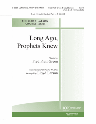Book cover for Long Ago, Prophets Knew