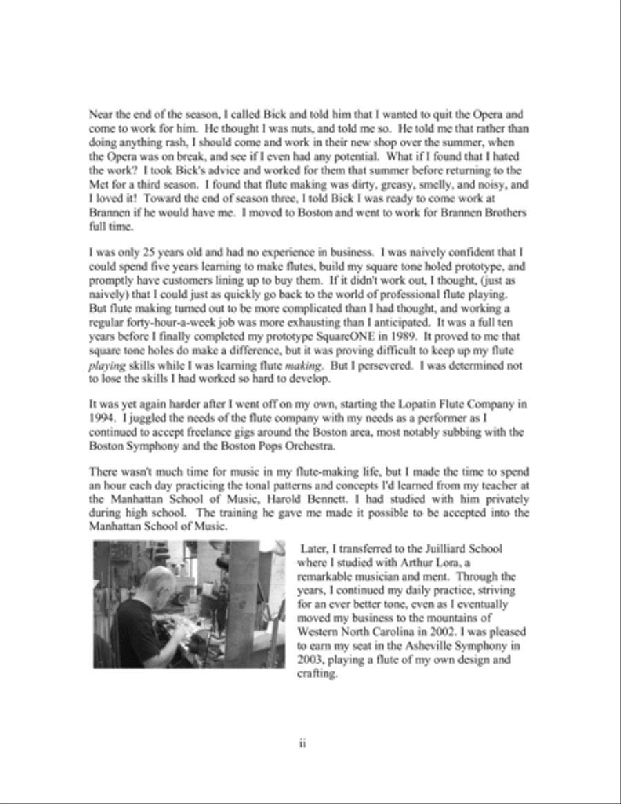 Tone Study for the Lifelong Flutist, Second Edition Flute Solo scores gallery preview page 5