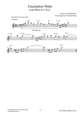 Book cover for Fascination - Lead Sheet in C