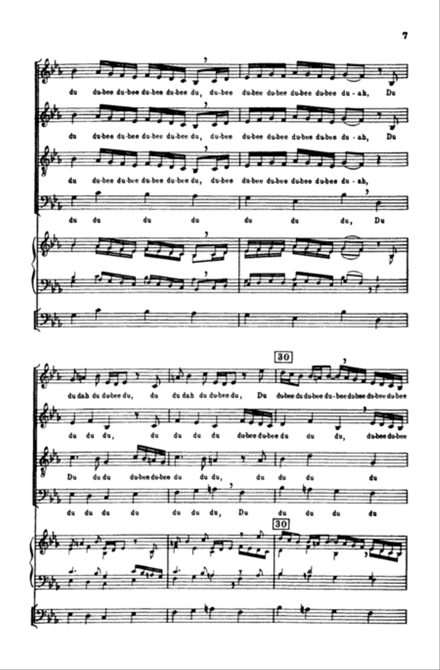 Sleepytime Bach (Sleepers Wake, Cantata 140) Choir scores gallery preview page 6