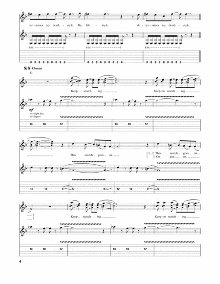 Frantic Electric Guitar scores gallery preview page 4