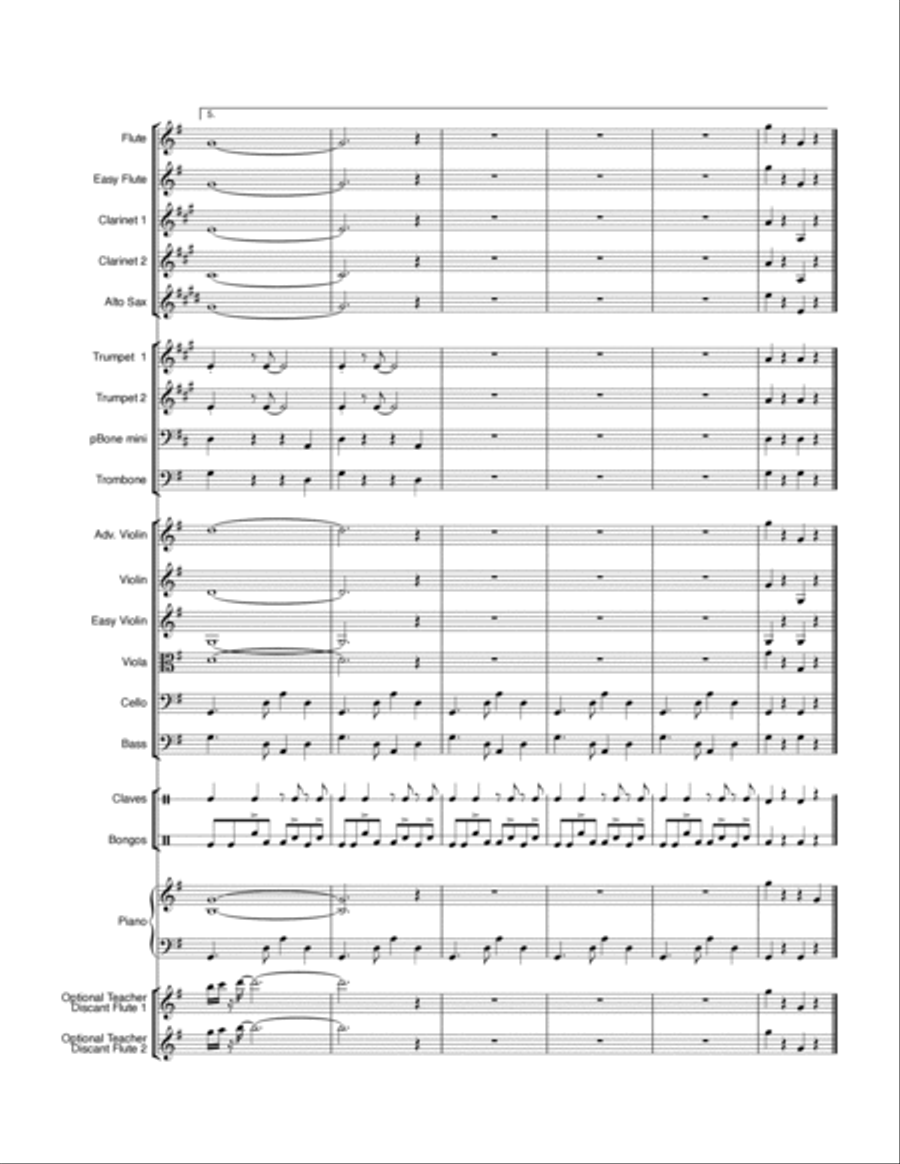 Latin Lullaby Latin Lullaby Full Orchestra scores gallery preview page 4