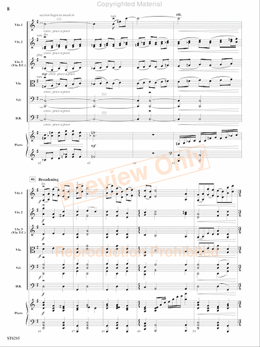 Possibilities... String Orchestra scores gallery preview page 9