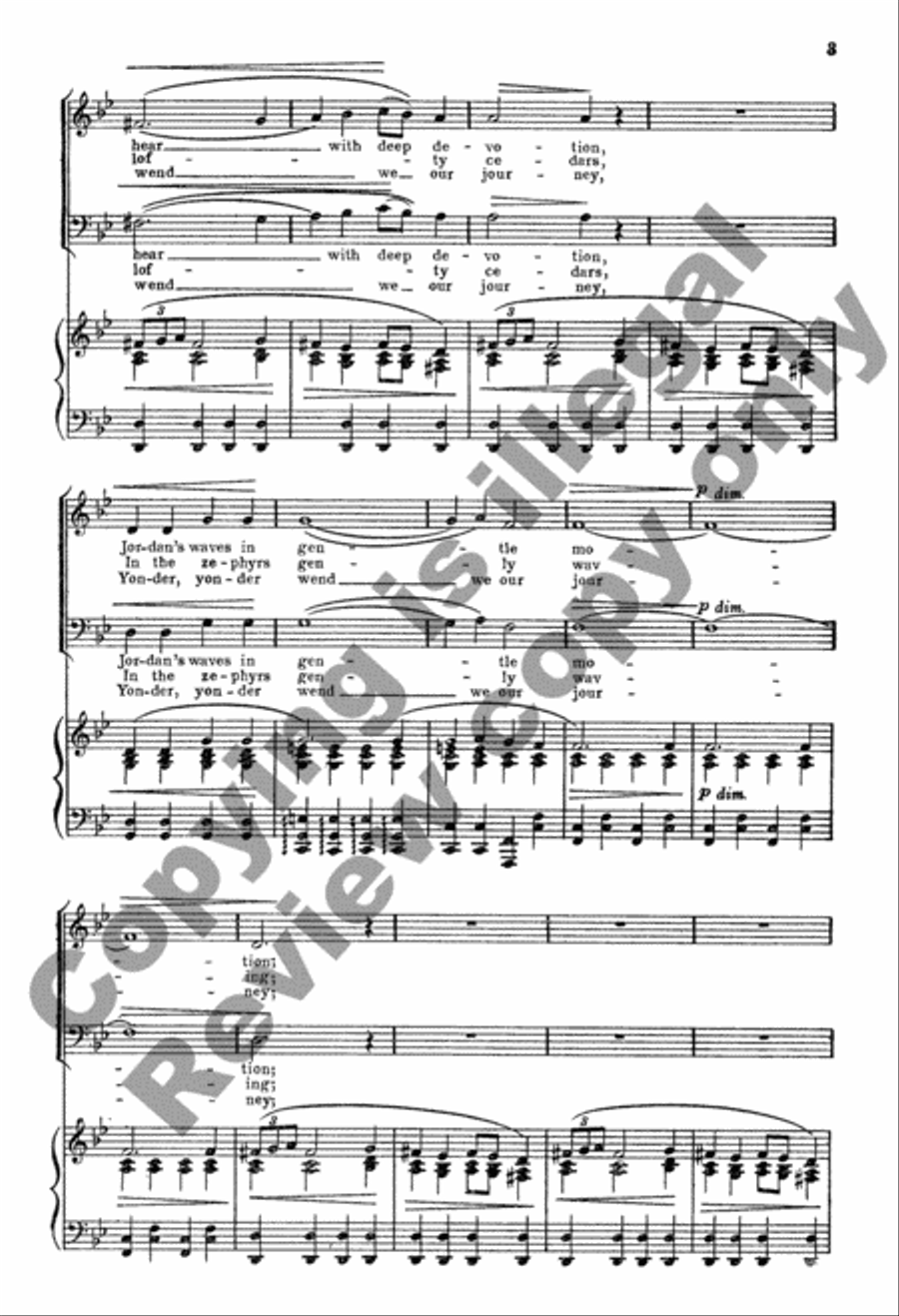 Three Pictures from The Tower of Babel TTBB scores gallery preview page 4