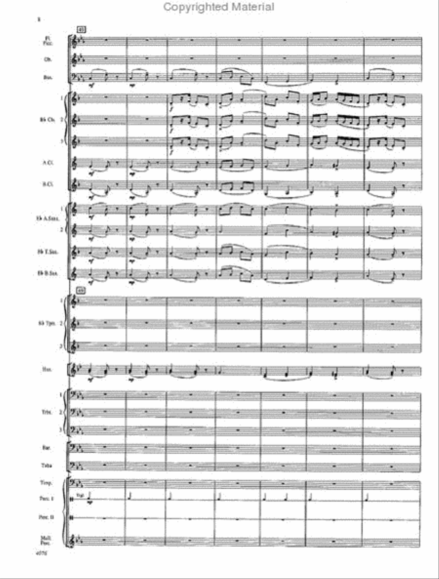 West Highlands Sojourn Concert Band scores gallery preview page 9