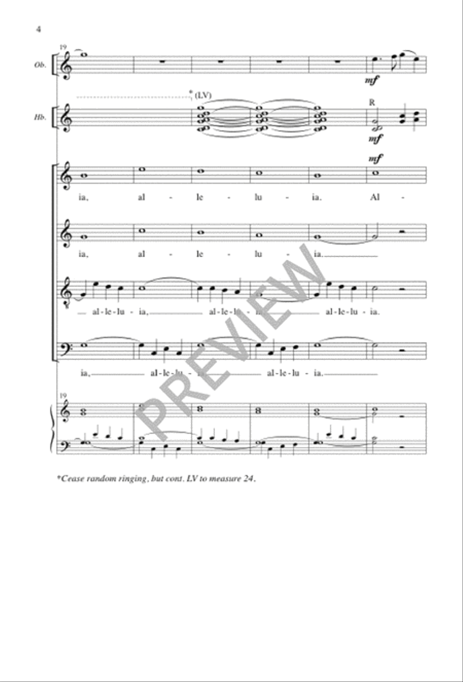 Festival Alleluias 4-Part scores gallery preview page 4