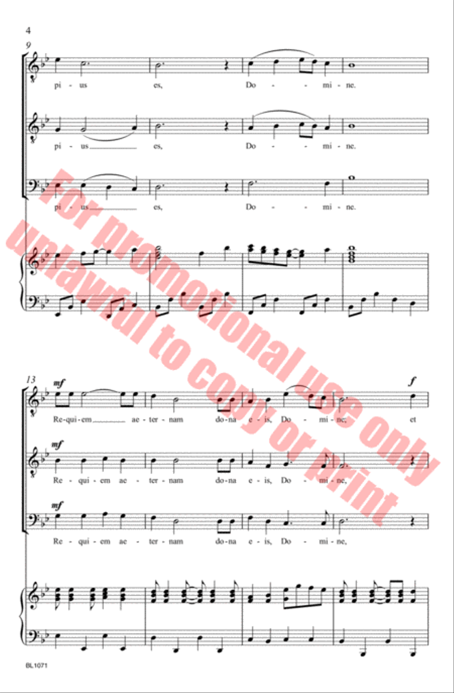 Lux Aeterna TTB scores gallery preview page 5