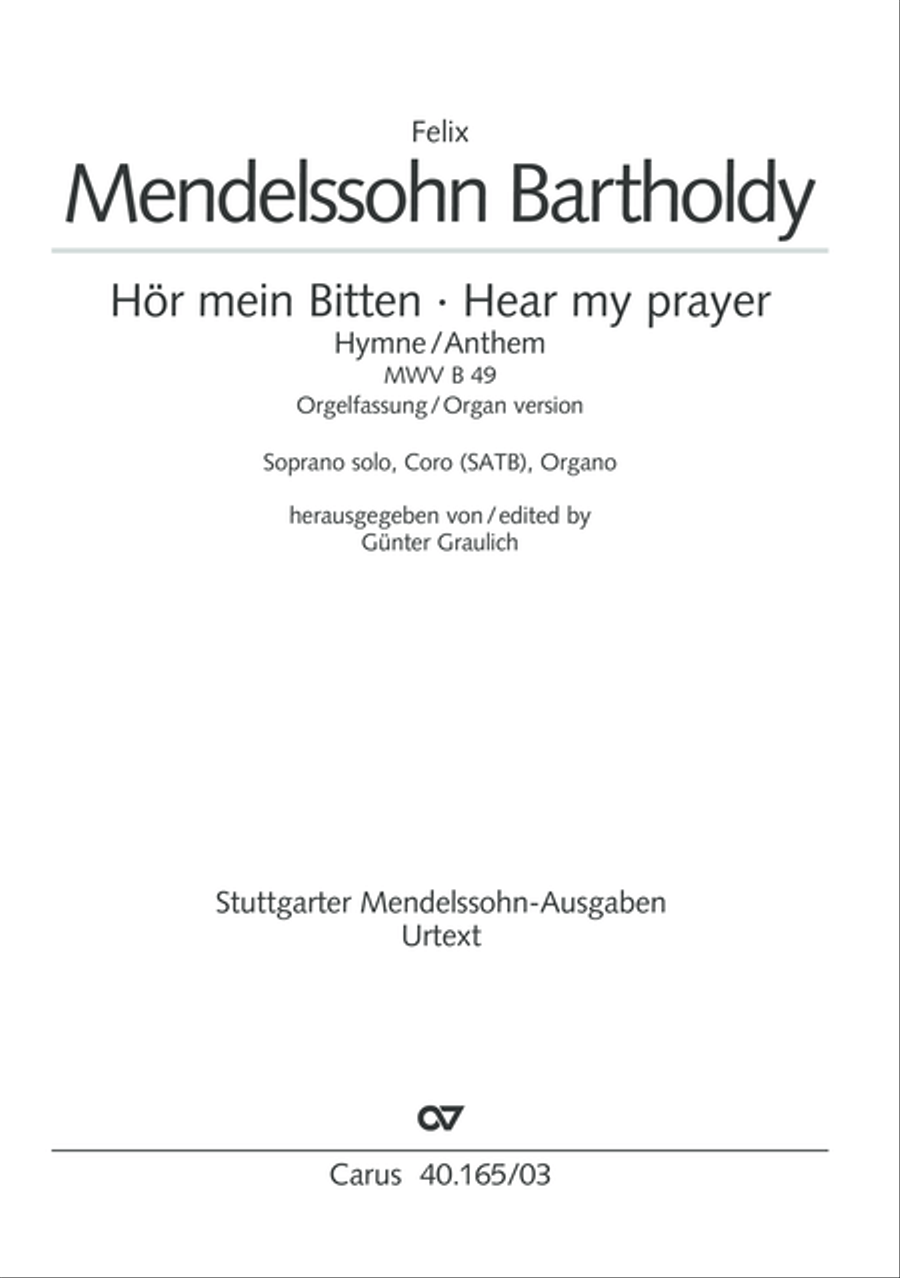 Hor mein Bitten (2 Fassungen) Organ scores gallery preview page 2