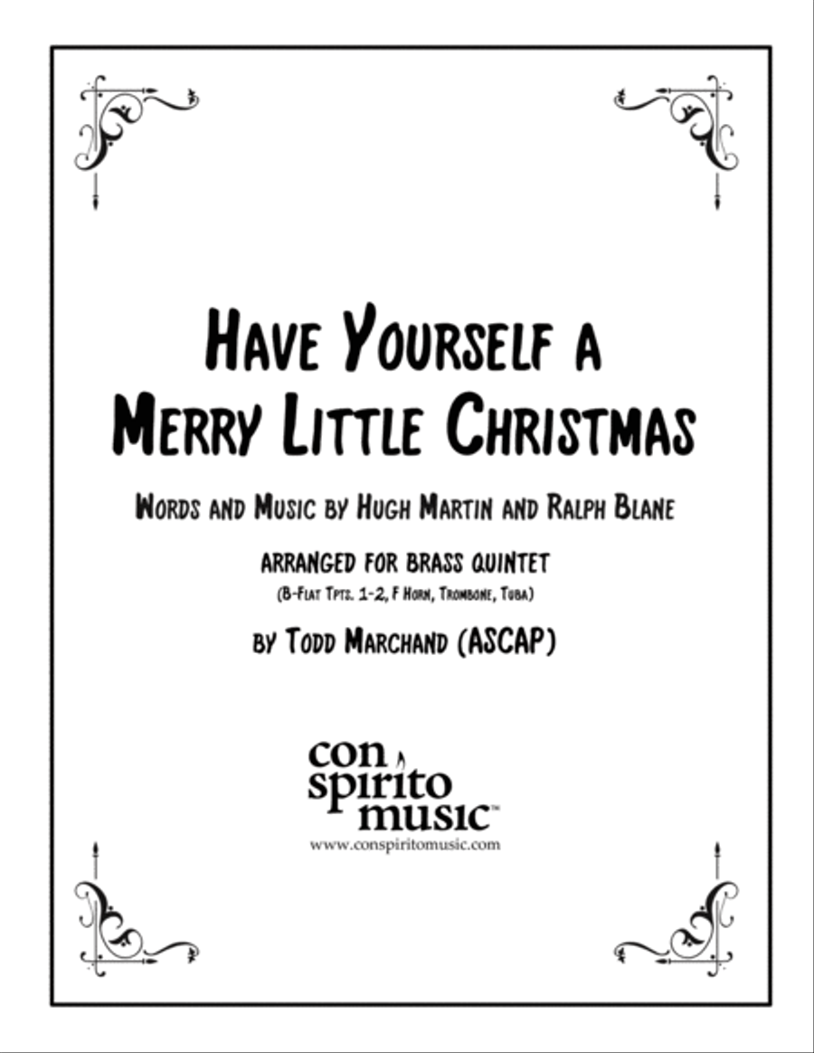 Have Yourself A Merry Little Christmas from MEET ME IN ST. LOUIS School and Community scores gallery preview page 1