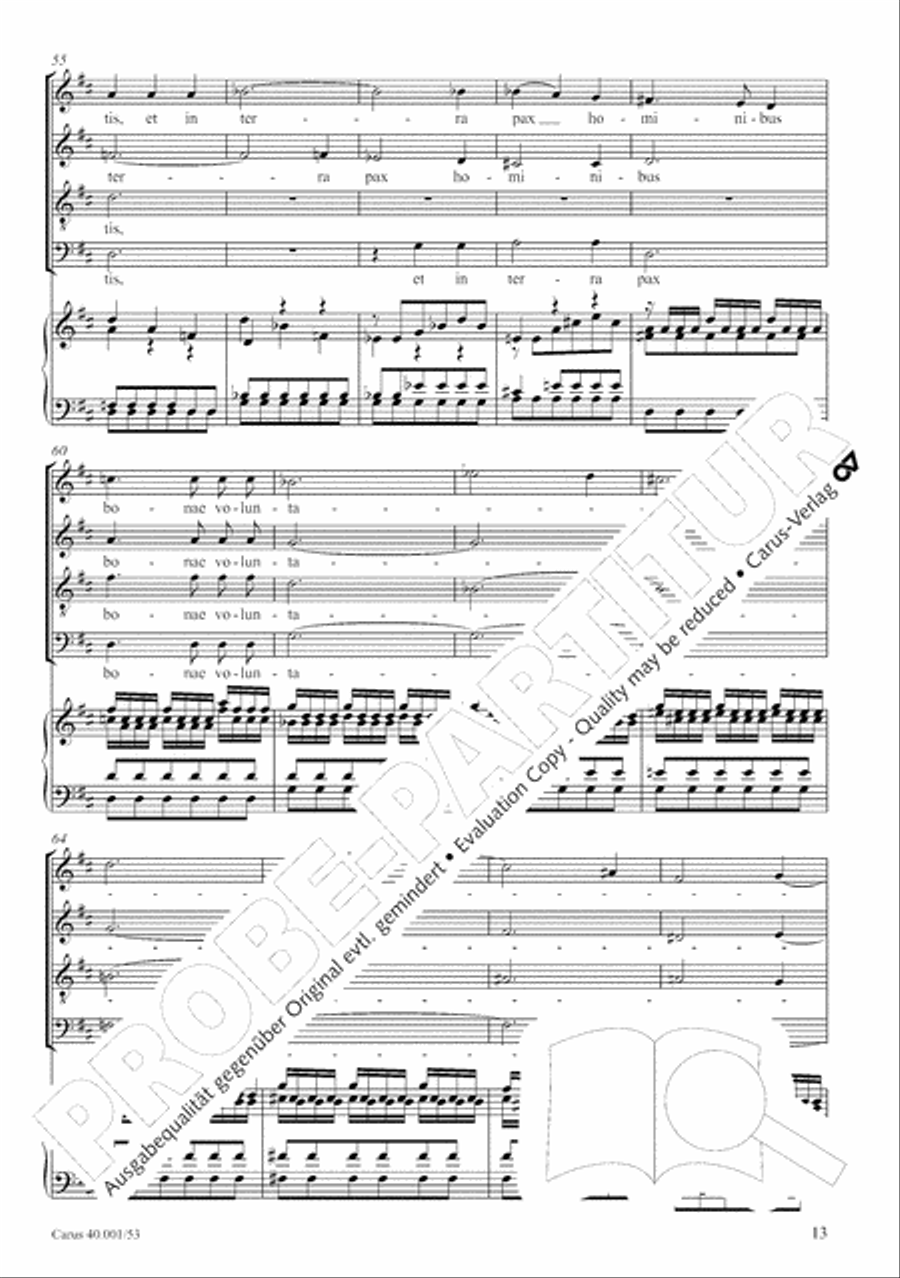 Vivaldi: Gloria in D. Revised edition SSA scores gallery preview page 16