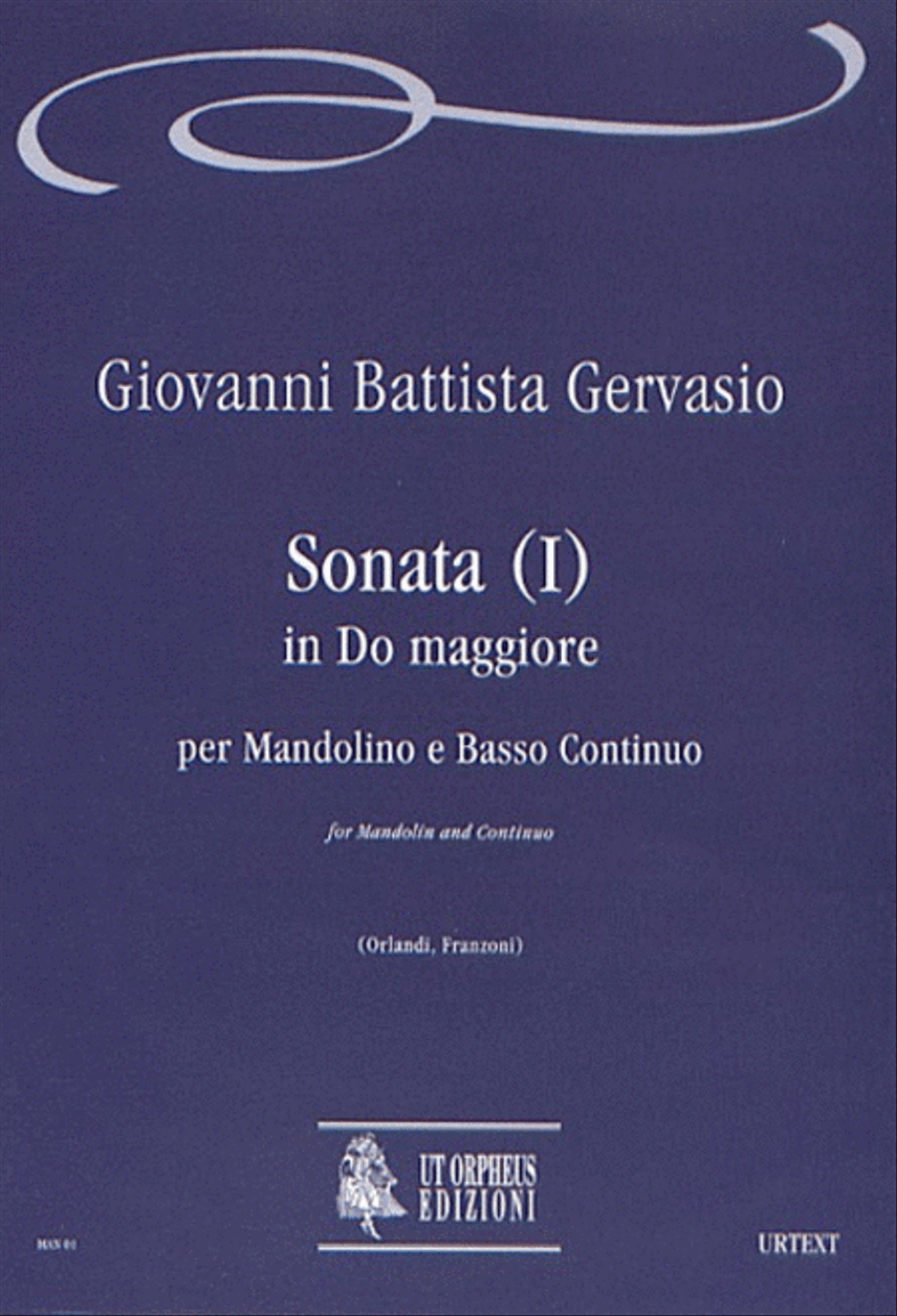 Sonata (I) in C Major for Mandolin and Continuo Mandolin scores gallery preview page 1
