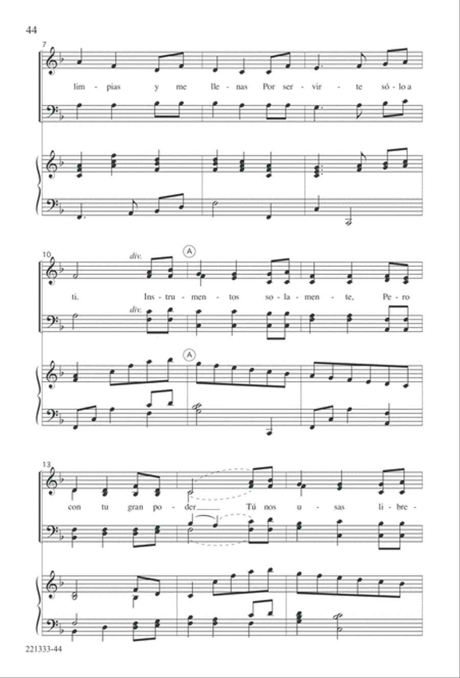 Siervos de Jesus Siervos de Jesus 4-Part scores gallery preview page 48