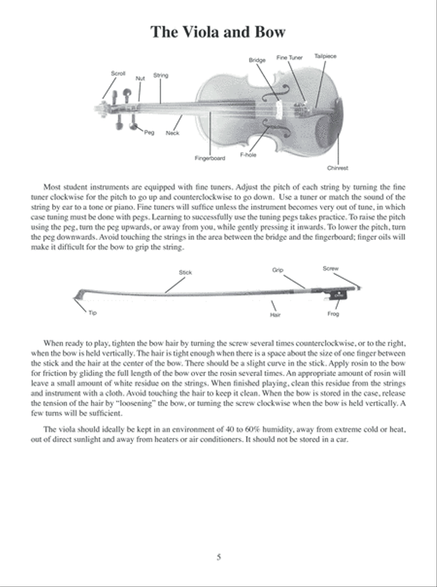 First Lessons Viola First Lessons Viola Viola Solo scores gallery preview page 6