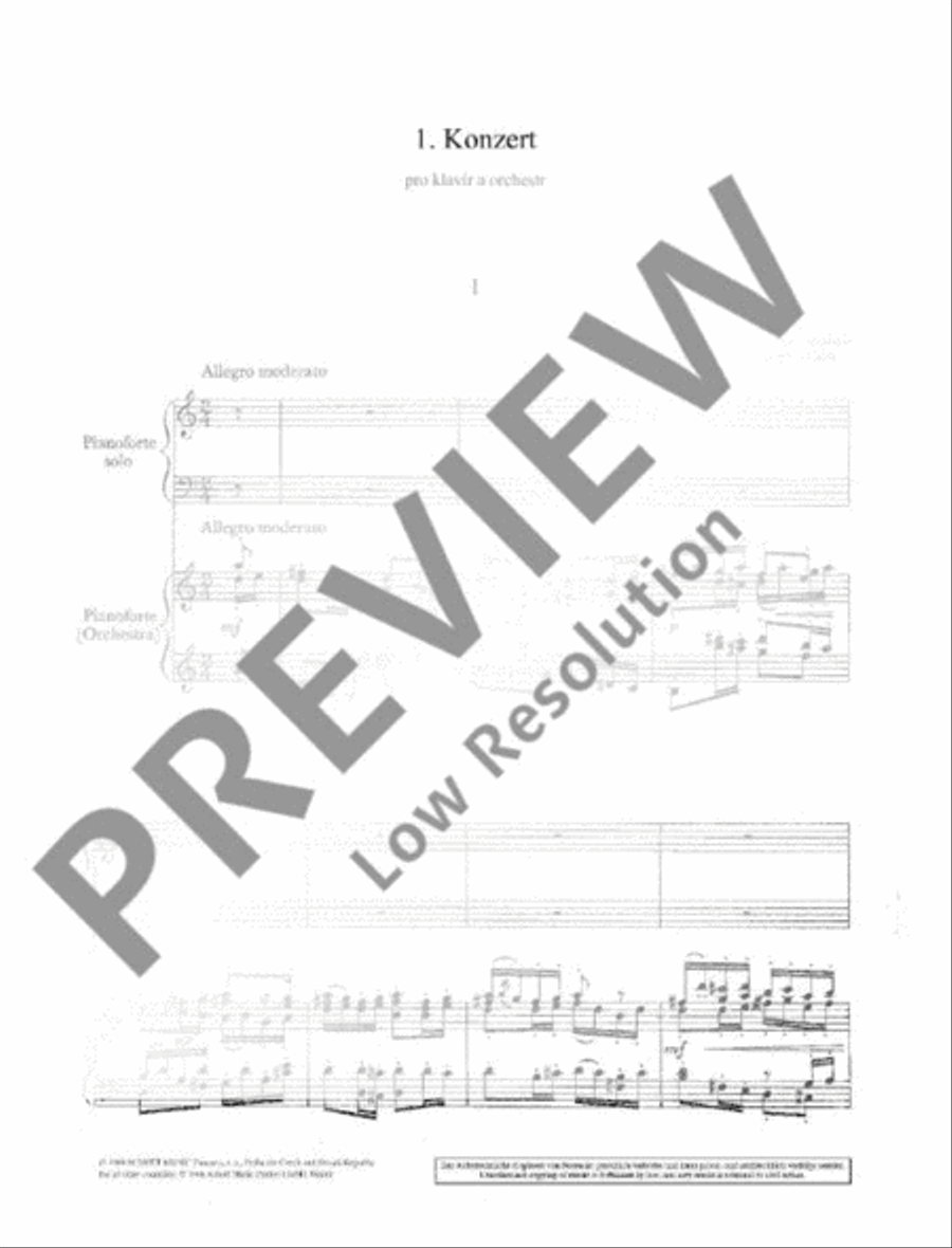 Piano Concerto No. 1 Piano Solo scores gallery preview page 8