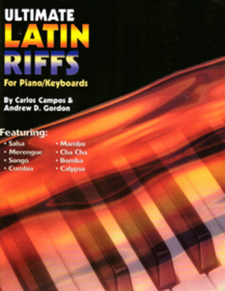 Book cover for Ultimate Latin Riffs for Piano/Keyboards