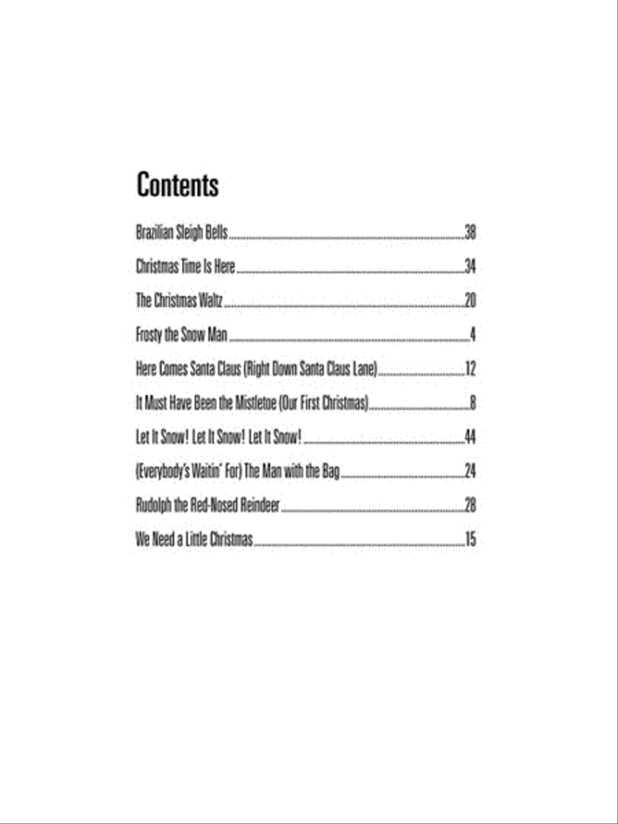 Christmas Piano Solos – Fifth Grade (Book Only) Piano Solo scores gallery preview page 2