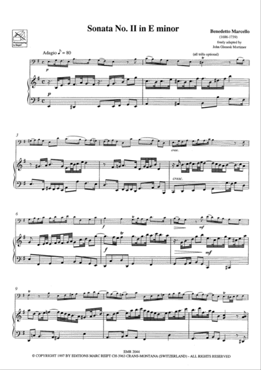 Sonata No. 2 in E minor Organ scores gallery preview page 3