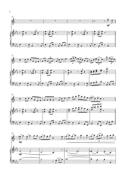 Turkey in the Straw - a Jazz Arrangement - for Alto Saxophone and Piano image number null