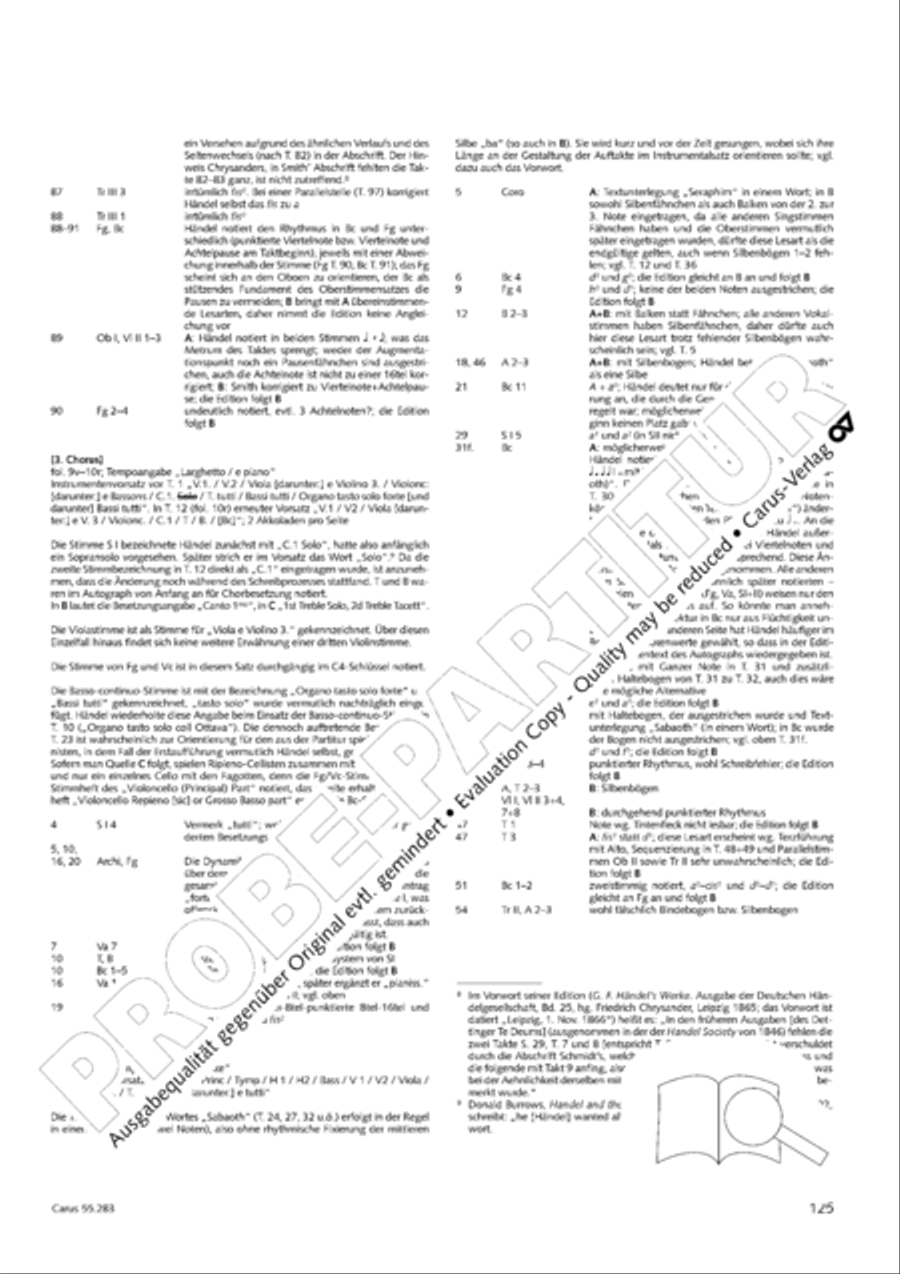 Te Deum for the Victory of Dettingen SSATB scores gallery preview page 142