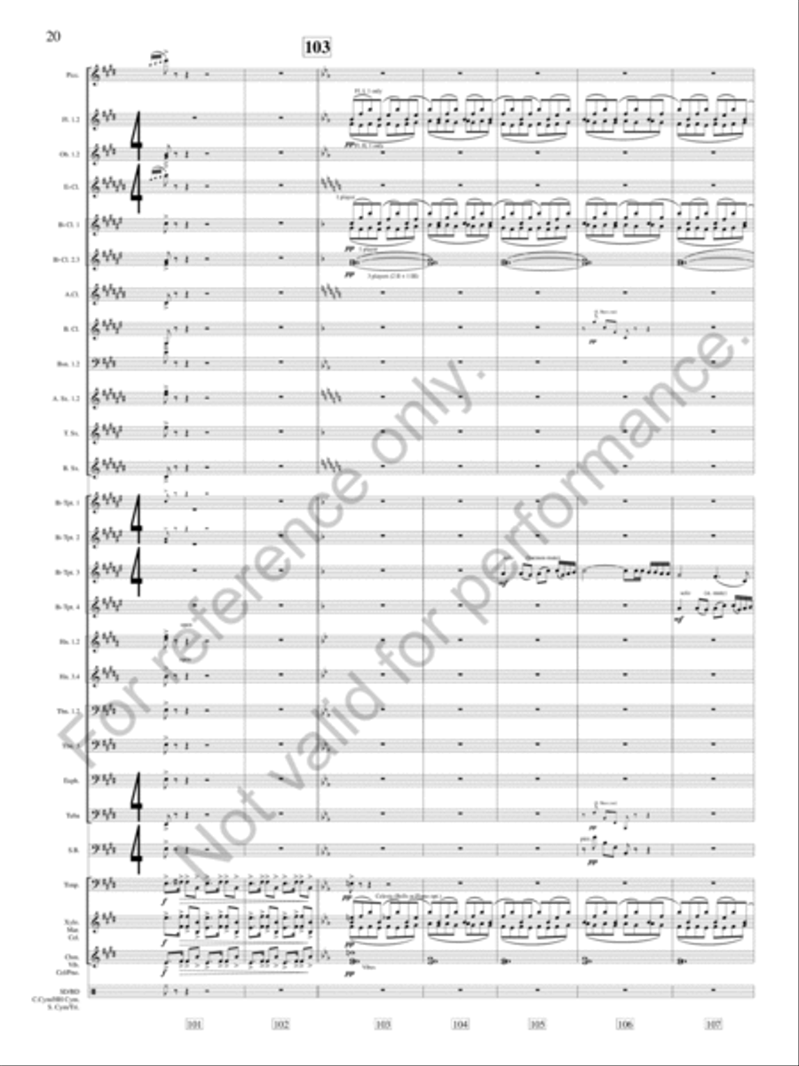 Joyance Joyance Concert Band scores gallery preview page 21