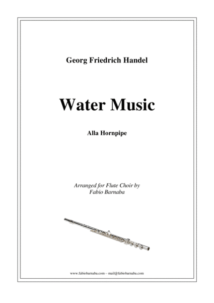 Water Music - Alla Hornpipe - for Flute Choir image number null