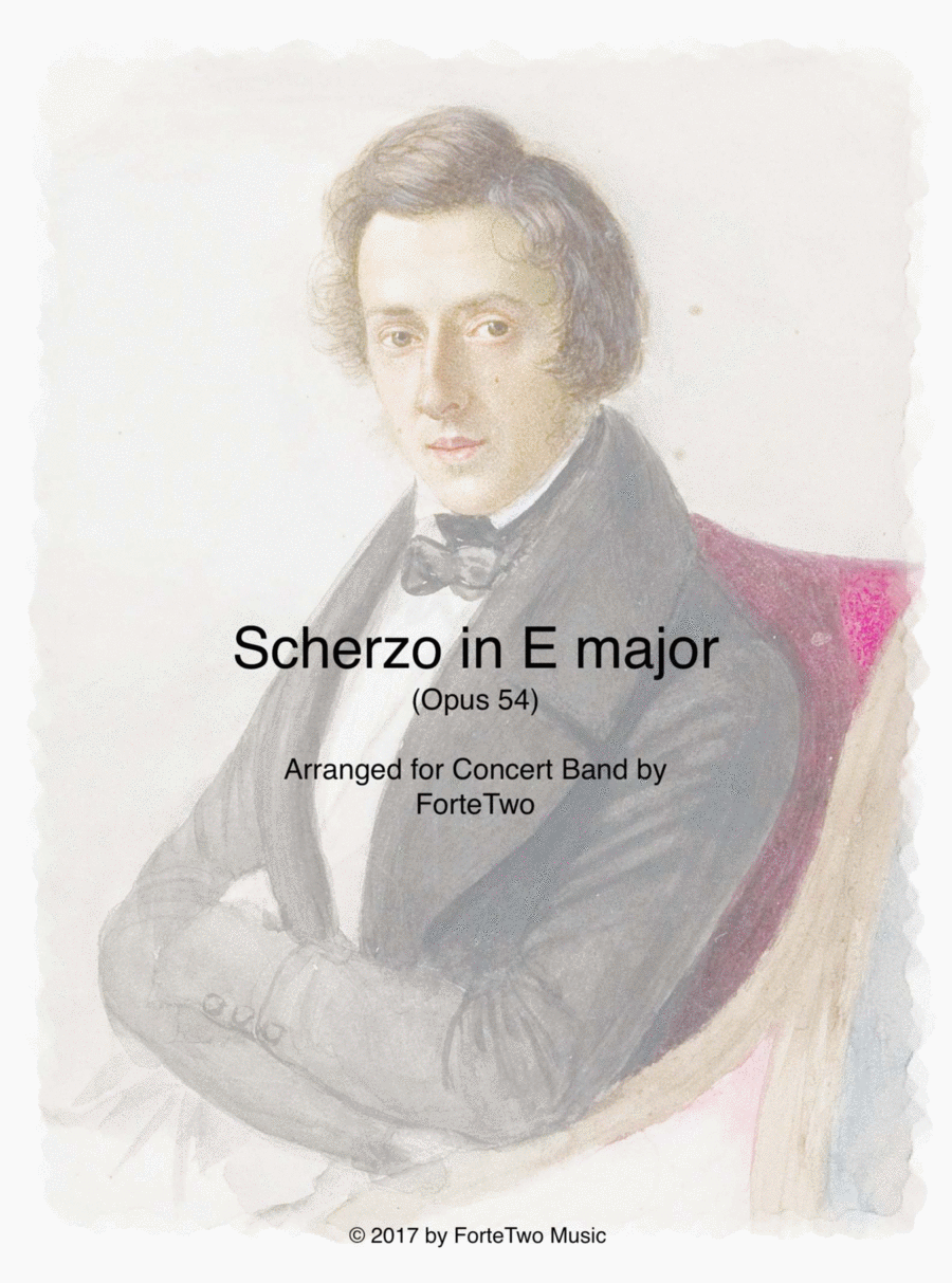 Chopin - Scherzo in E major (Op. 54) for Concert Band Concert Band scores gallery preview page 1