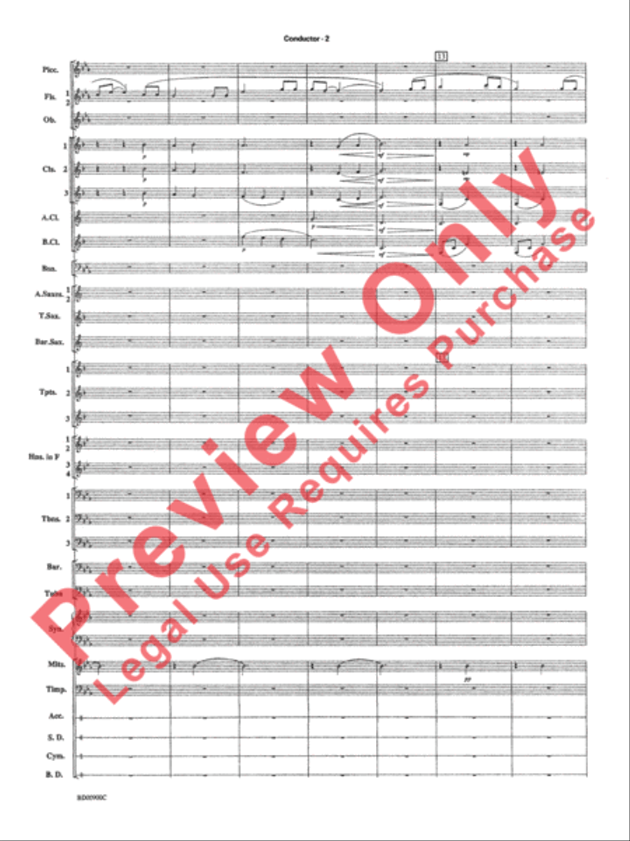 Precious Lord, Take My Hand Concert Band scores gallery preview page 5