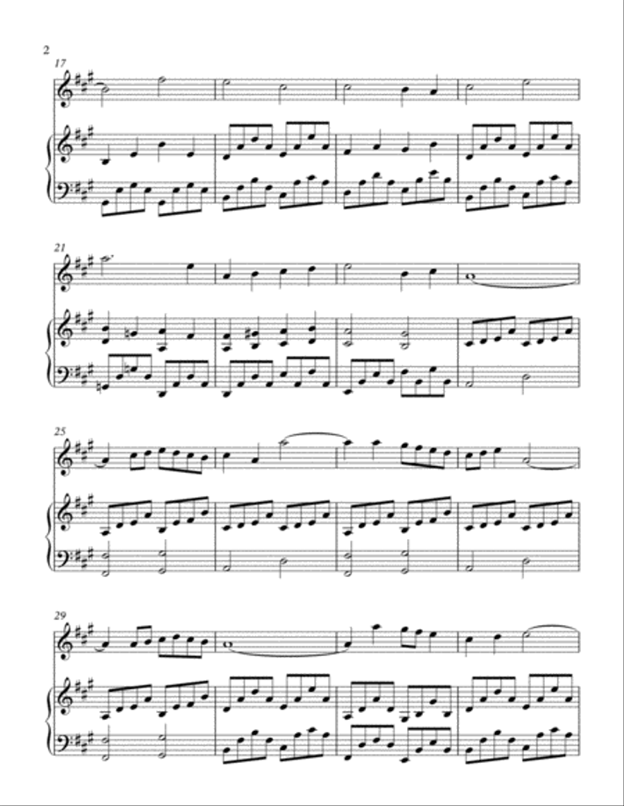This is My Father's World (Flute and Piano) Flute Solo scores gallery preview page 3