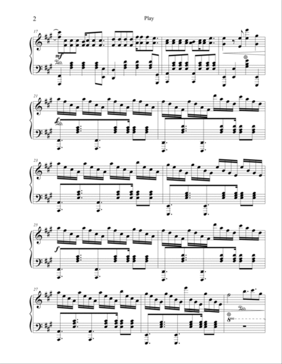 Play Piano Solo scores gallery preview page 2