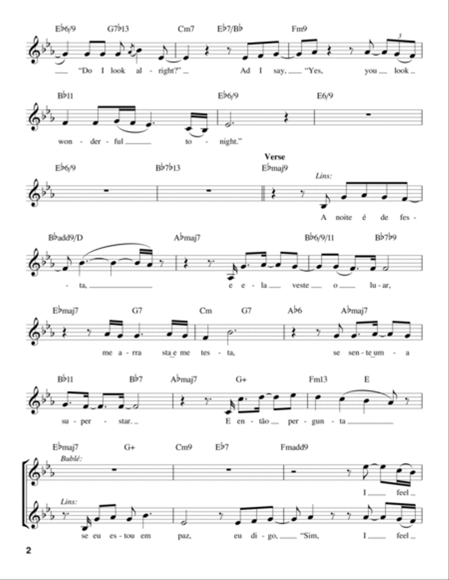 Wonderful Tonight Low Voice scores gallery preview page 2