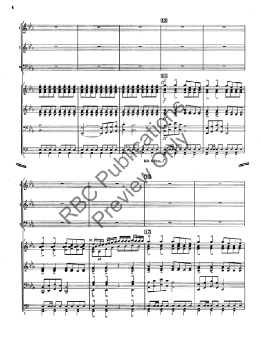 Concerto Gross Concert Band Concert Band scores gallery preview page 5