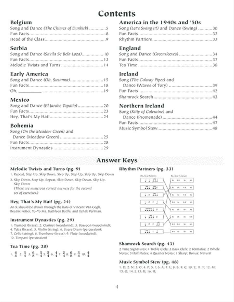 Sing and Dance Around the World, Book 2 Unison Choir scores gallery preview page 5
