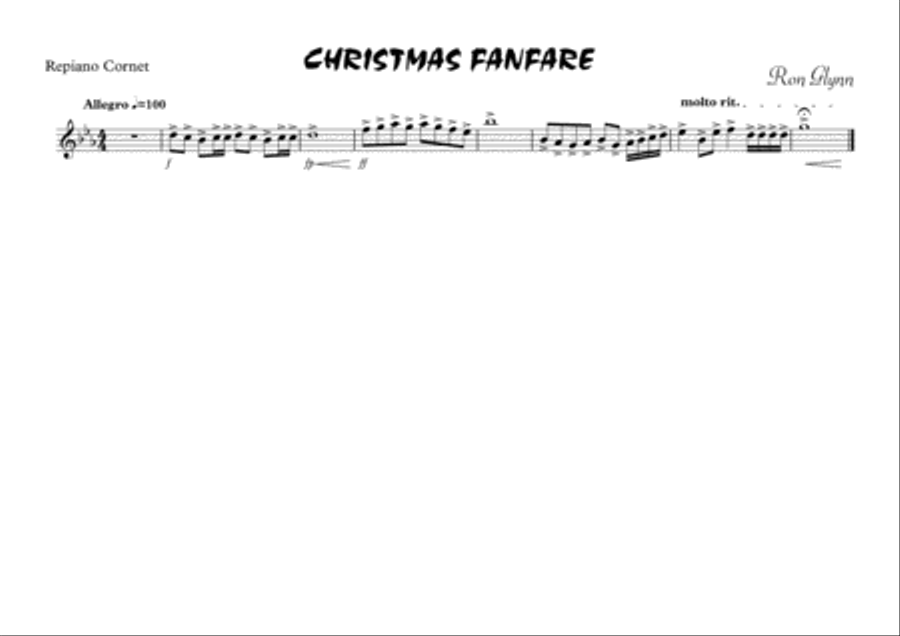 Christmas Fanfare Brass Ensemble scores gallery preview page 4