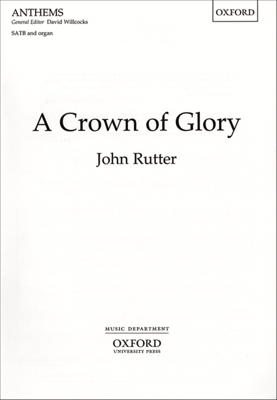 A Crown of Glory 4-Part scores gallery preview page 1