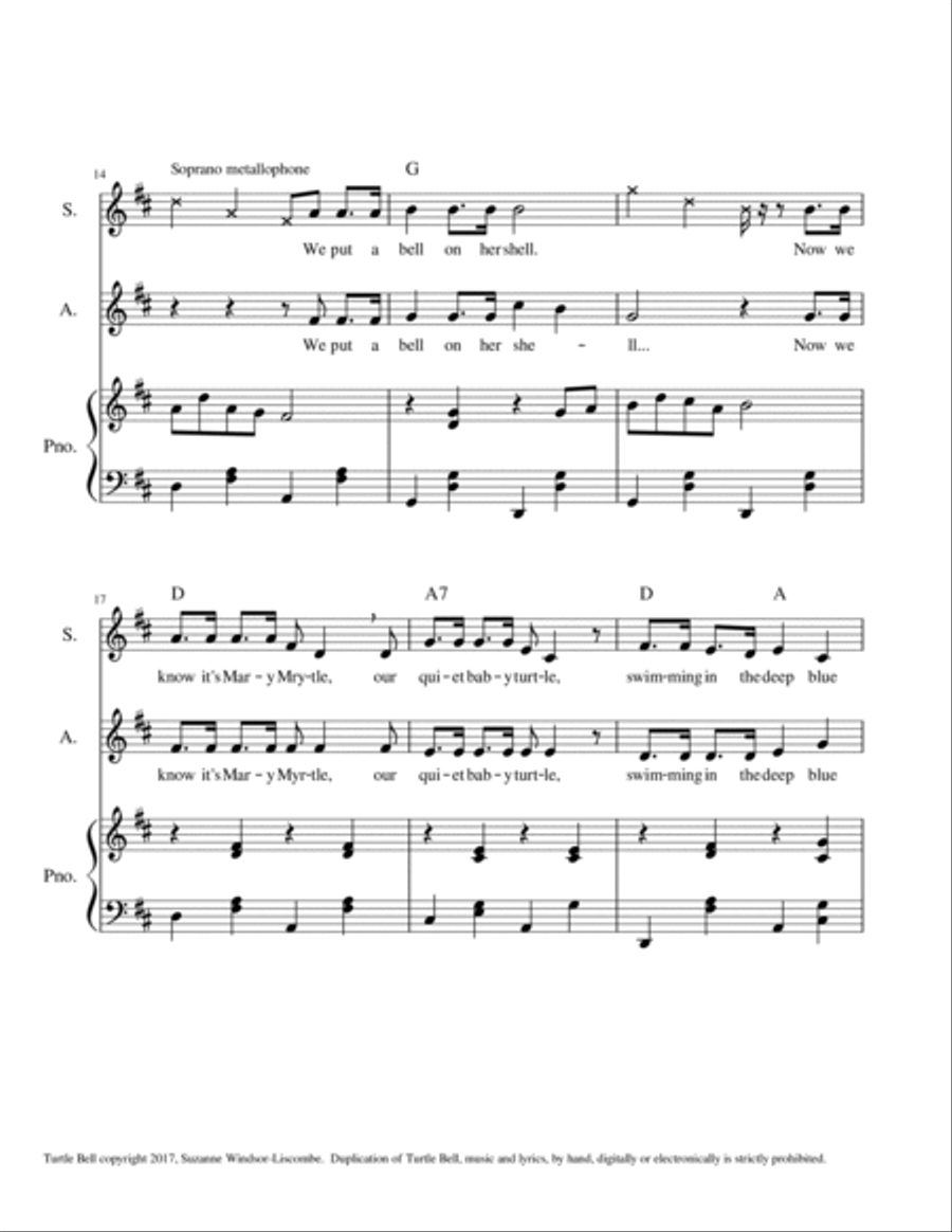 Turtle Bel SA scores gallery preview page 4