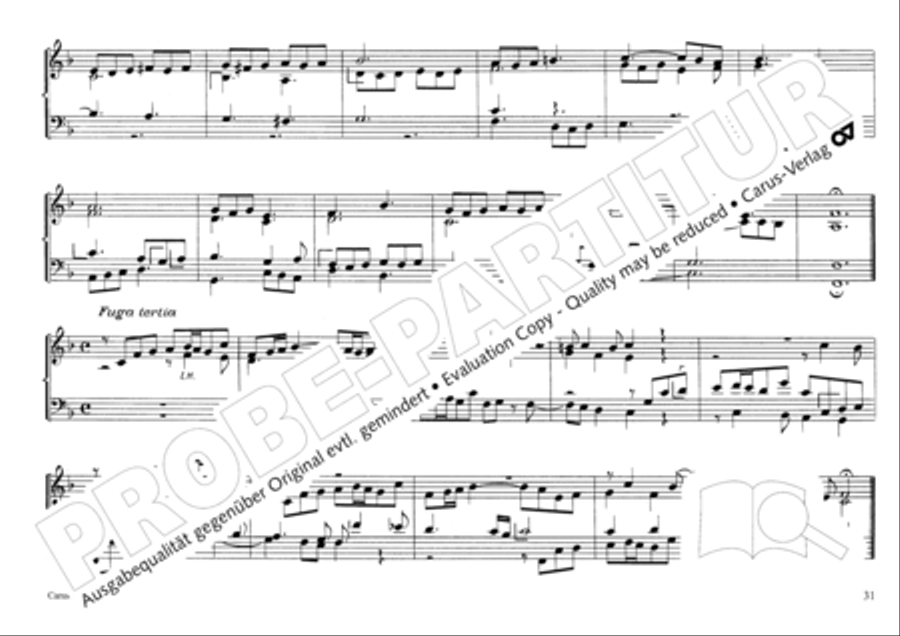 Musikalischer Blumenstrauss Organ Solo scores gallery preview page 34
