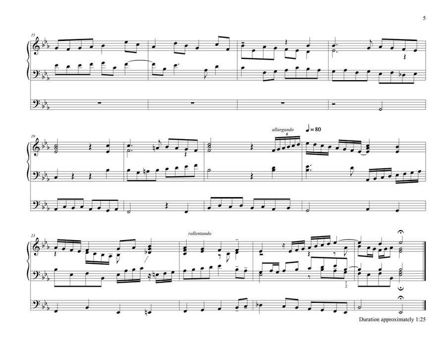 Twelve Chorale Preludes on English Hymns Organ Solo scores gallery preview page 5