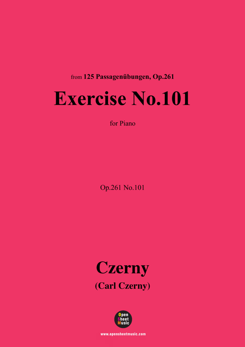 C. Czerny-EC. Czerny-Exercise No.101,Op.261 No.101 image number null