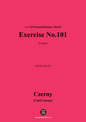 Book cover for C. Czerny-EC. Czerny-Exercise No.101,Op.261 No.101