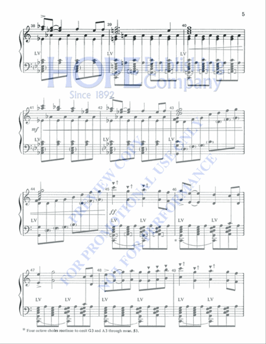 A Song of Gladness A Song of Gladness 5-Octaves scores gallery preview page 5