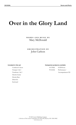 Book cover for Over in the Glory Land - Brass and Rhythm Score and Parts