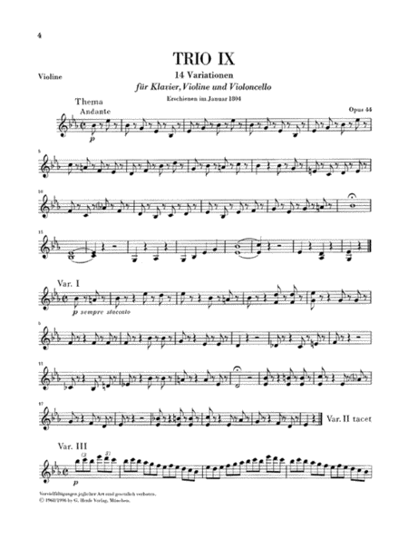 Piano Trios – Volume III